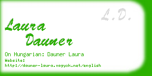 laura dauner business card